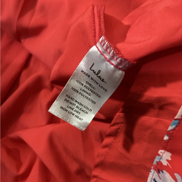 NWT Lulu's Multicolor Asymmetrical Floral Dress XL - Picture 8 of 8